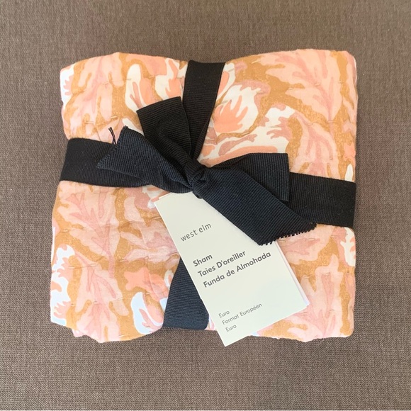 DONATED | WEST ELM | Lennon Euro Sham in Cumin - Picture 2 of 5